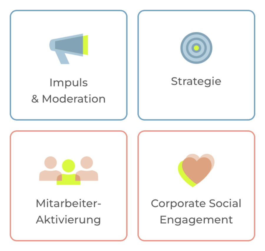 Gestaltung individueller Icons für Kickert Consult